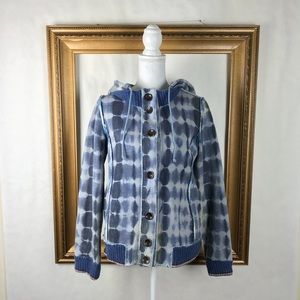 We the FREE PEOPLE blue tie dye hoodie, M